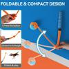 Long Scale Dog Ball Thrower Foldable Training Tool With Naught Beads Counter Slip Handle Perfect For Exercise And Engaging J0MC