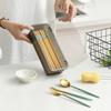 Cutlery Storage Tray Holder Tableware Organizer Spoon Fork Storage Box Plastic Container Cutlery Rack With Lid And Drainer