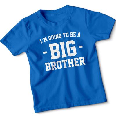 Im Going To Be A Big Brother Sibling Announcement Family Boys T-Shirt