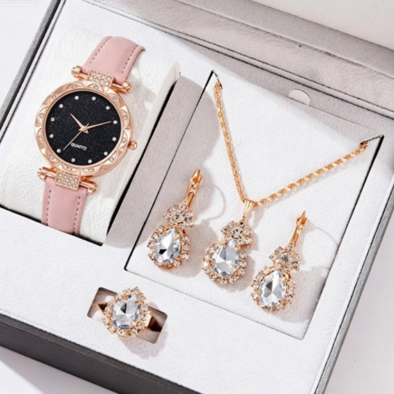 Women'S Belt Accessories Set Fashion Trend Casual Simple Versatile Student Women'S Quartz Watch
