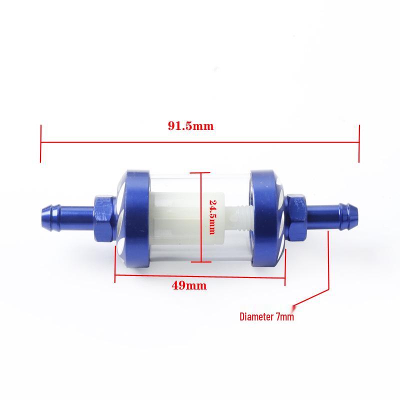 Universal Off-road Motorcycle Gasoline Filter - Transparent, Removable, Washable Oil Filter Cup