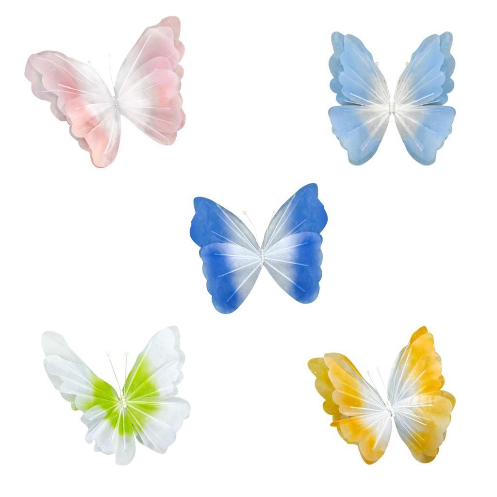 Decorative Mesh Butterfly Wedding Party Prop Large Crafts for Anniversary Outdoor Events Living Room Display