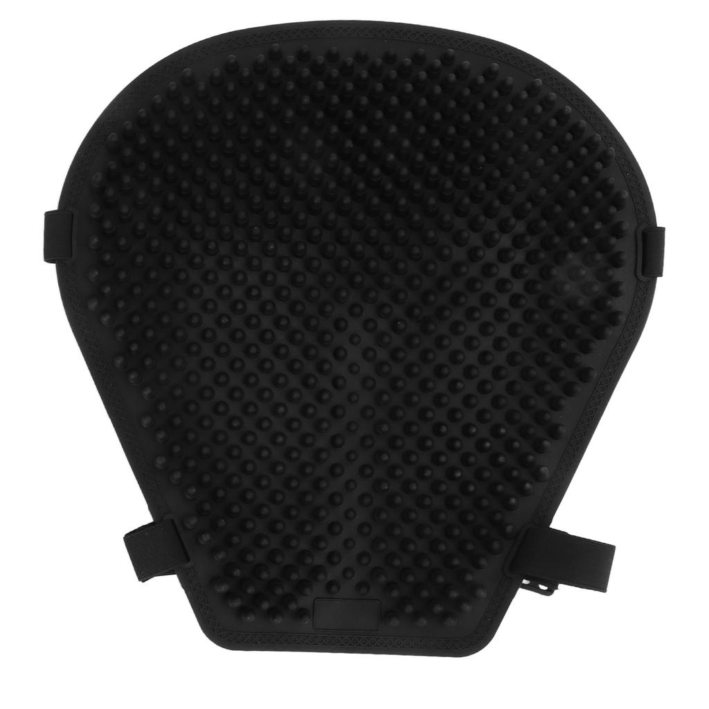 Motorcycle Gel Seat Cushion Cooling Down Shock Absorption Pressure Relieve Universal Black Seat Cover