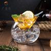 Luxury Crystal Glass Cocktail Set Martini Glass and Molecular Mixology Shaker Barware for Home Bar Party Supplies