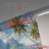 Set Of 2 Flat Printing Curtains Without Rod Tropical Bliss Chic Window Curtain Versatile Polyester Gifts Perfect Made