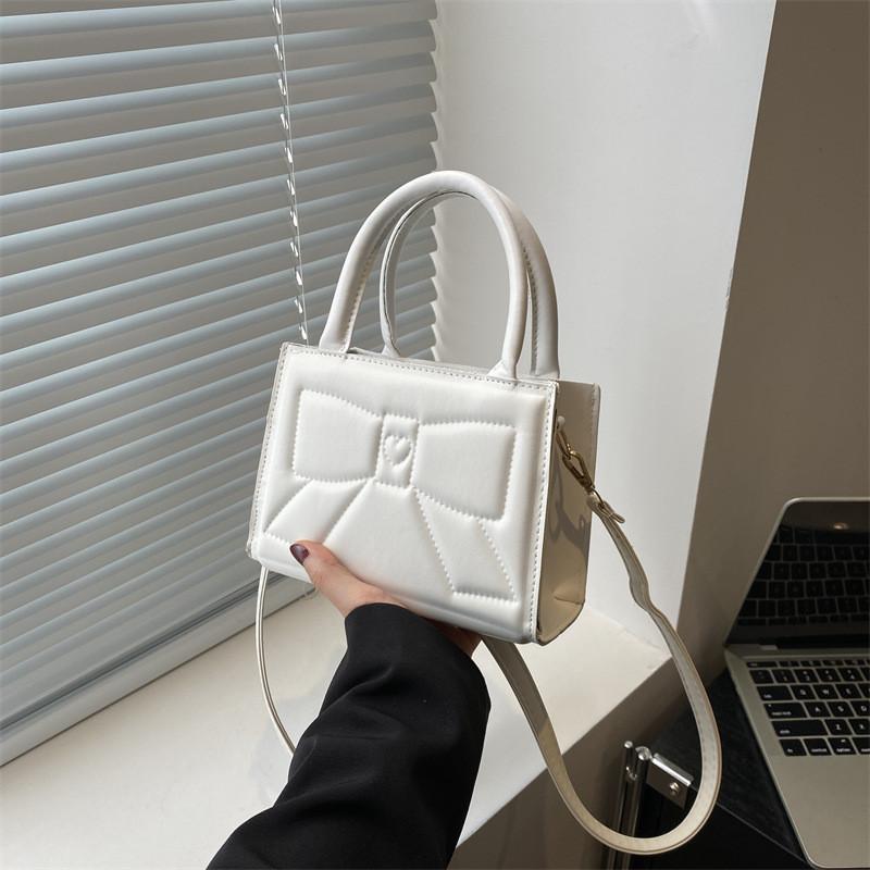 Stylish Pu Leather Small Square Bag Trendy Crossbody Bag For Women 2024 Summer Fashion