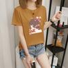 Women's short-sleeved t-shirt women's summer new Korean version cartoon student crew-neck bottoming shirt