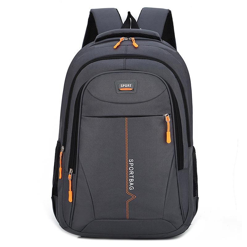 Korean Style Letter Print Casual Backpack - Unisex Water-Resistant Schoolbag & Laptop Bag