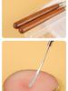 1Pc Stainless Steel Stick with Wooden Handle for Mixing and Stirring Nail Polish Gel and Foundation Color Mixing Stick