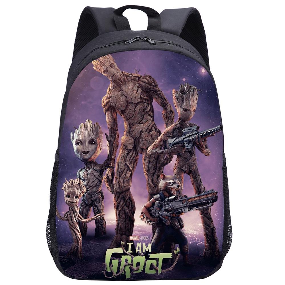 

I Am Groot Cartoon Movie Backpack Oxford Fabric Aesthetic Design Style G
