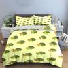 Cute Turtles Pattern Three-Piece Set Soft Comfortable Duvet Cover Bedding Set Included 1*Duvet Cover & 2*Pillowcases, Gift