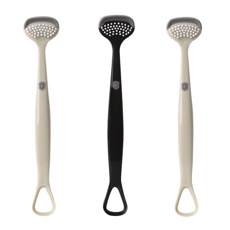 1PC Tongue Scraper Tongue Scraping Plate Oral Cleaning Brush Reusable Fresh Breath Oral Hygiene Care Cleaning Tool