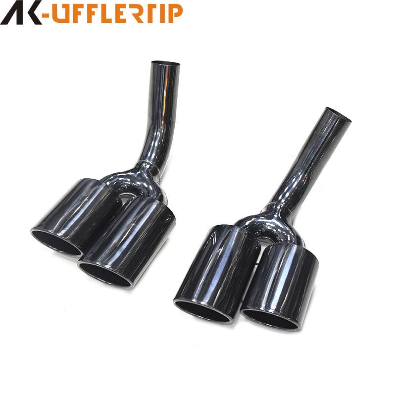 Exhaust Tip for Mercedes-Benz G-Class (09-16): Options for Single, Dual, or Quad Black Outlets