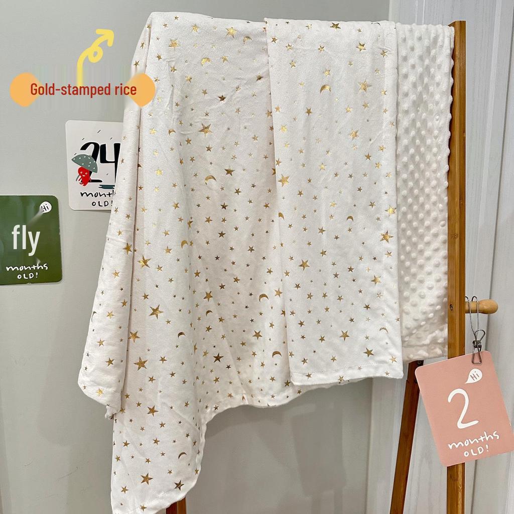 Washable Baby Wool Soothing Blanket - All-Season Nap & Sofa Quilt