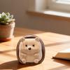 Figura de Erizo Tallada a Mano Miniatura Estatua de Animal del Bosque de Madera Escultura de Erizo Rústica Coleccionable para Sala de Estar