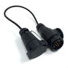 W91F Truck Towing Connector Adapter 7 Pin To 13 Pin Plug for Car Trailer Towing 12V