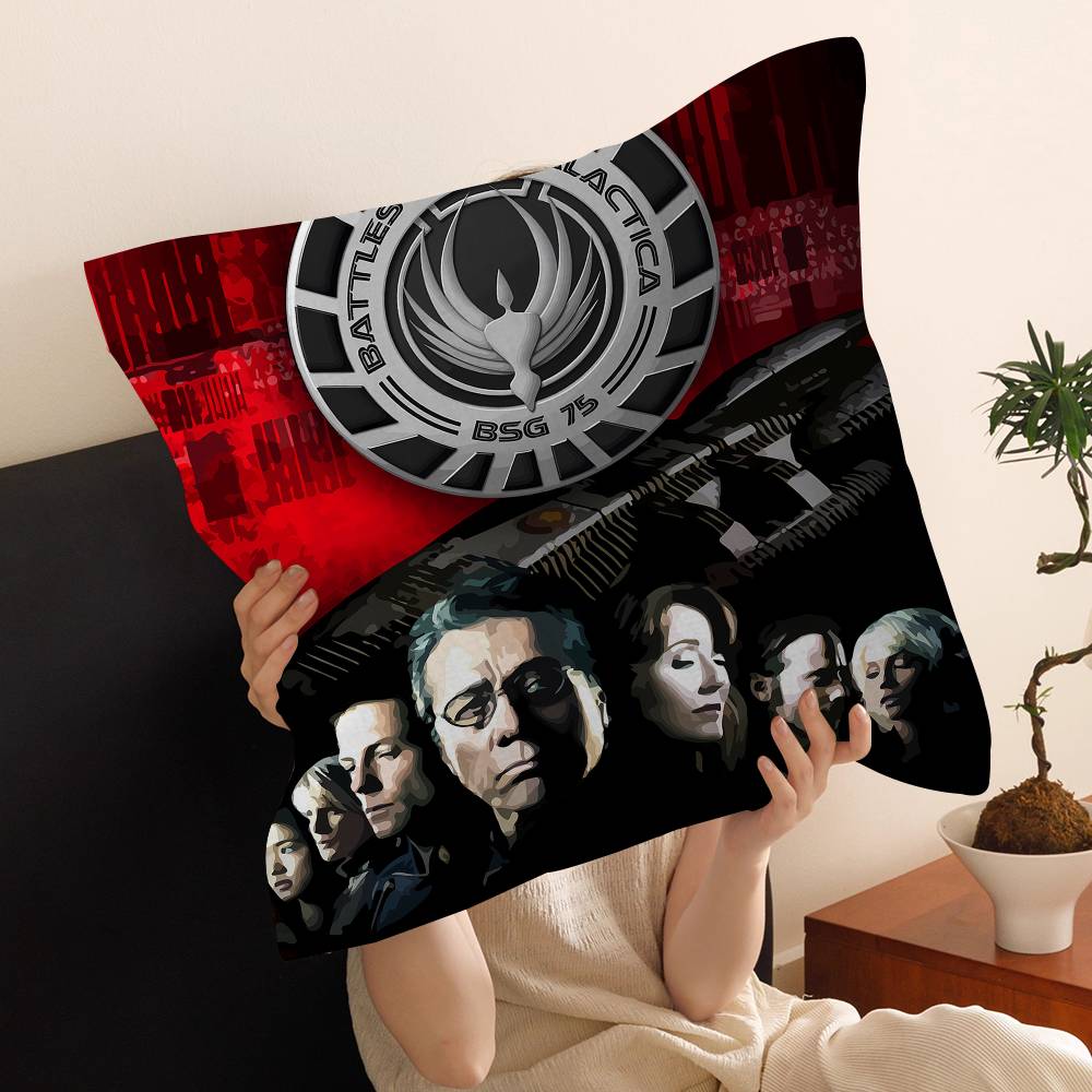 

Battlestar Galactica Movie Decorative Room Aesthetics Pillow Case Home Decor Bedroom Sofa Bed Couch Pillow Cover 45x45 30x30 cm