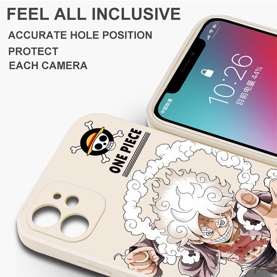 One Piece Cartoon Cute Phone Cover Case for Apple iPhone 17 Pro Max 11 7 8 XS XR 12 Plus 16 Air 15 13 Mini