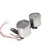 2-in-1 Motorrad LED Rücklicht Kilometerzähler & Drehzahlmesser Geschwindigkeitsmesser Messgerät Baugruppe Universal Chrom Für Harley Honda