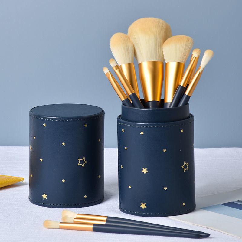 Cross-Border Star Motion Makeup Brush Set for Beginners: Soft Hair Brushes for Concealer, Eyeshadow, Contour, and Highlight.