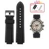 Dla mężczyzn Timex E-tide Compass T2N720 T2N721 TW2T76300 wodoodporny miękki pasek do zegarka z gumy silikonowej pasek z narzędziami Piny śrubowe