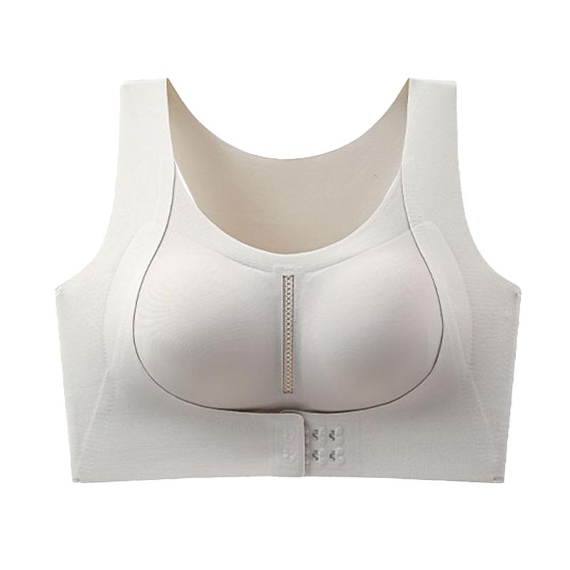 FallSweet Front Closure Sport Bra Top Women Comfortable Wireless Bra Seamless Underwear Sexy Lingerie M-XXL