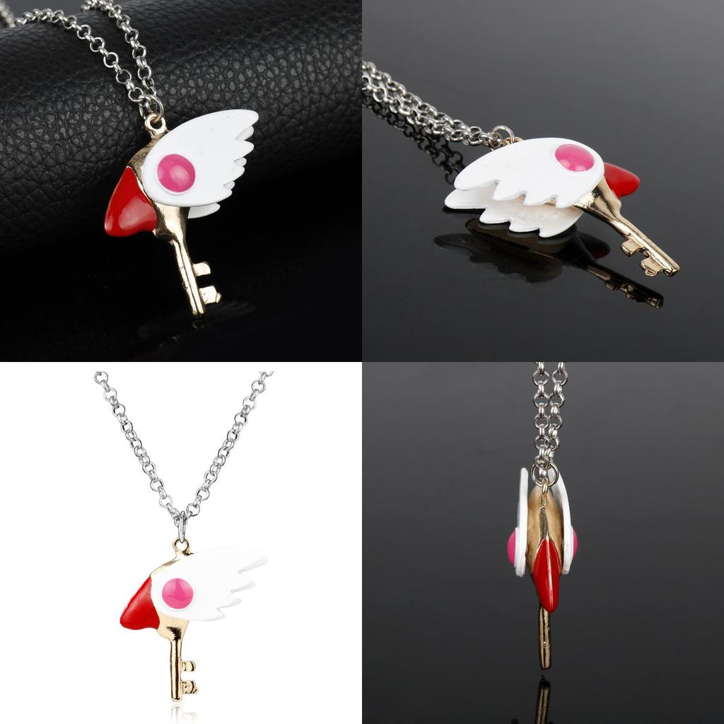 Cardcaptor Sakura Elegant Necklace Alloy Electroplated Unisex For Special Occasion Gift