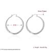 New Fashion Copper Plated Jewelry Women's Earrings Fashion Earhook Accessories Trendy  Big Hoop Earrings Cheap
