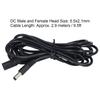 2 Pcs 5.5x2.1mm DC Power Extension Cable Female To Male DC Connection Wire  CCTV Surveillance