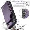 Suitable for Samsung S25Edge phone case, A56 card slot anti-drop leather case, A36 RFID stand protective bottom case