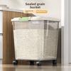 Household Rice Bucket Insect-proof Moisture-proof Sealed Food Grade Storage Tank Rice Noodles Storage Tank Large Capacity Rice Bucket Box Wholesale