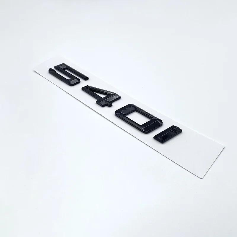 3D Glossy Black Letter Emblem For BMW 5 Series 520i 523i 525i 528i 530i 535i 540i E60 E61 F10 F11 G30 Car Trunk Logo Sticker