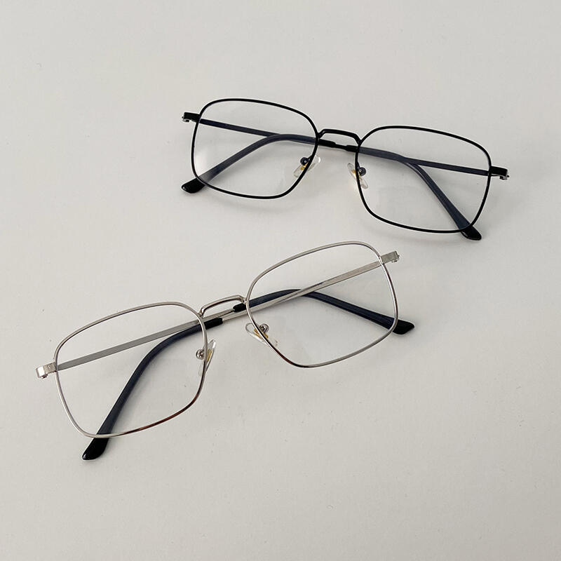 Geek Chic Square Glasses Metal Frame GL-40 Vitoo black