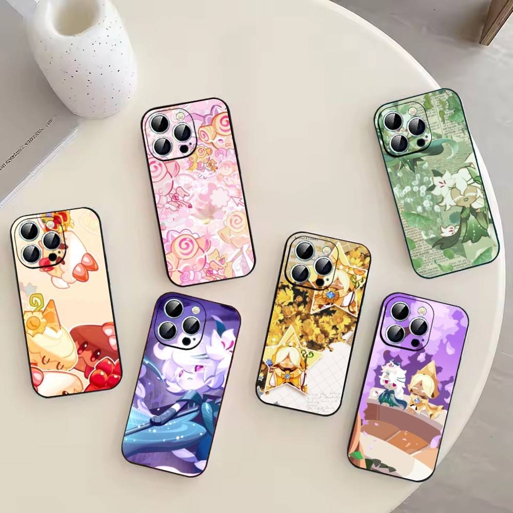 Game C-Cookie R-Run Kingdom Phone Case For iPhone 17,16,15,14,13,12,11 Plus,Pro Max,XS,Soft Black Cover