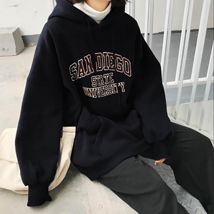 

Женские свободные свитера с длинным рукавом и V-образным вырезом, женские топы, однотонные толстовки XXL чёрный