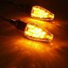 Amber 14LED Motorcycle Turn Lights Signals Blinker Indicator For Kawasaki Suzuki