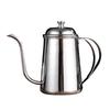 Stainless Steel Pot Geese Neck Coffee Pot Long Column Geese Neck Teapot Spoon Perforation