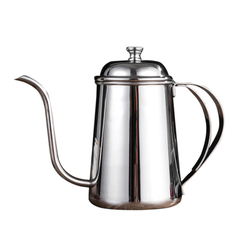 

Stainless Steel Pot Geese Neck Coffee Pot Long Column Geese Neck Teapot Spoon Perforation