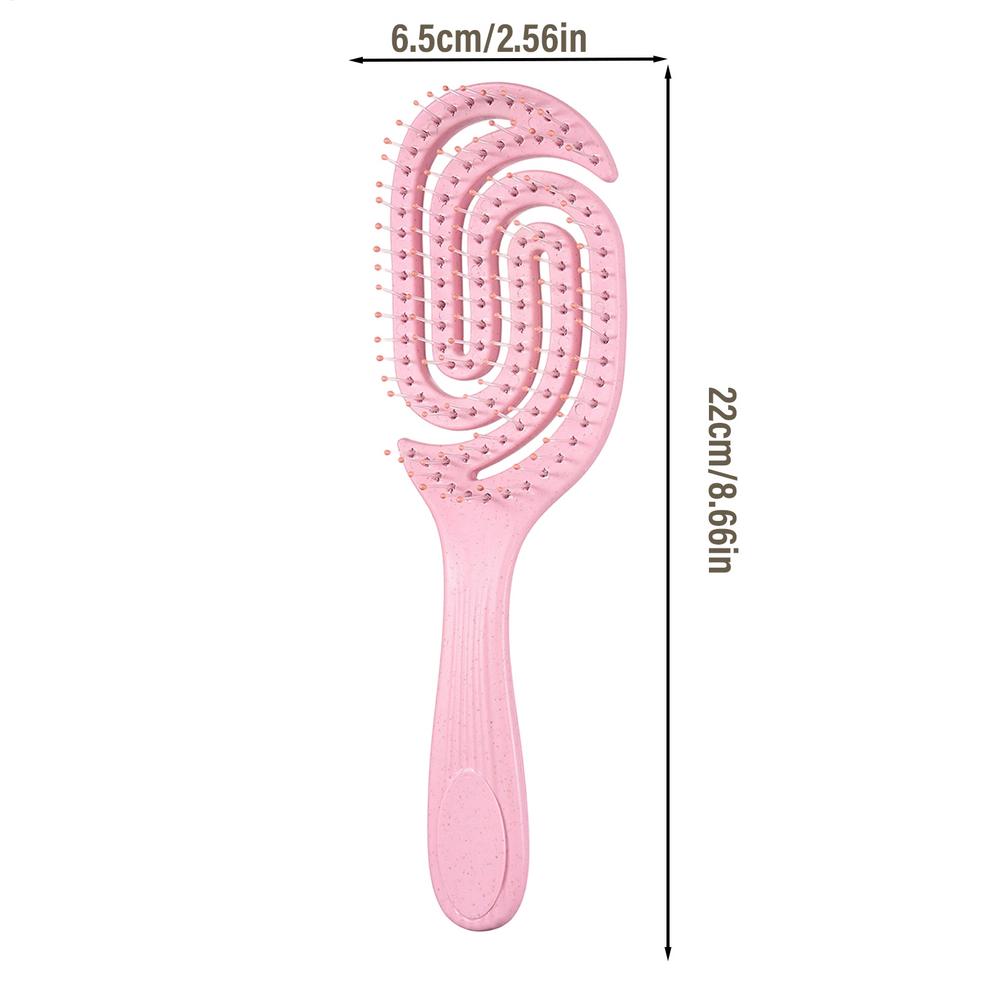 

Scalp Massage Brush Detangling Hair Brush Wet Curly Hair Comb Fluffy Salon Hairdressing Combs Large Hairbrush Styling Comb