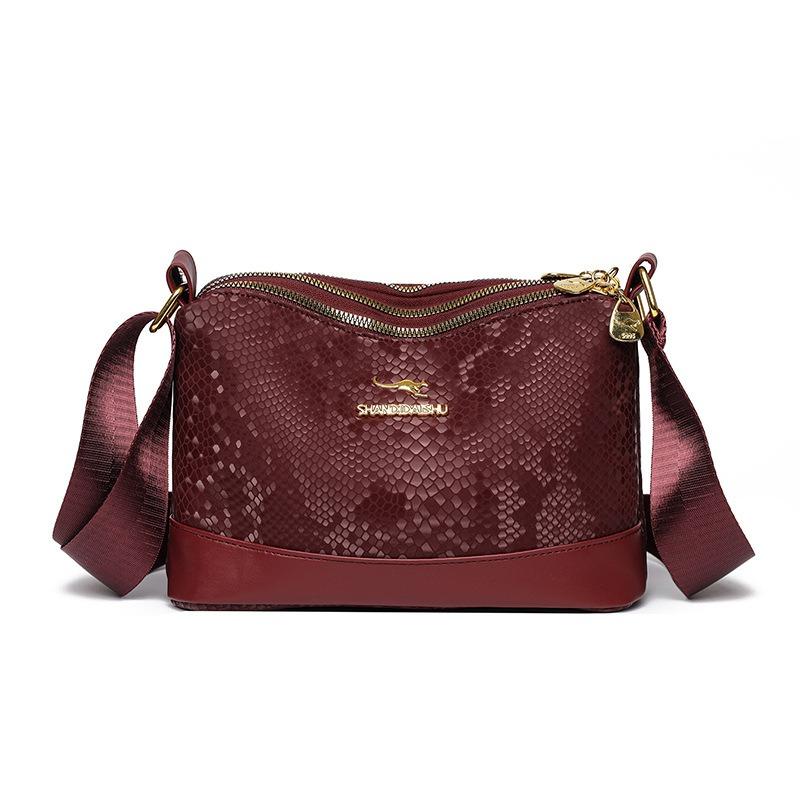 

Сумки Женские на плечо, сумки-мессенджеры, для поездок на работу, модные и универсальные, высококлассные сумки для мам бордовый