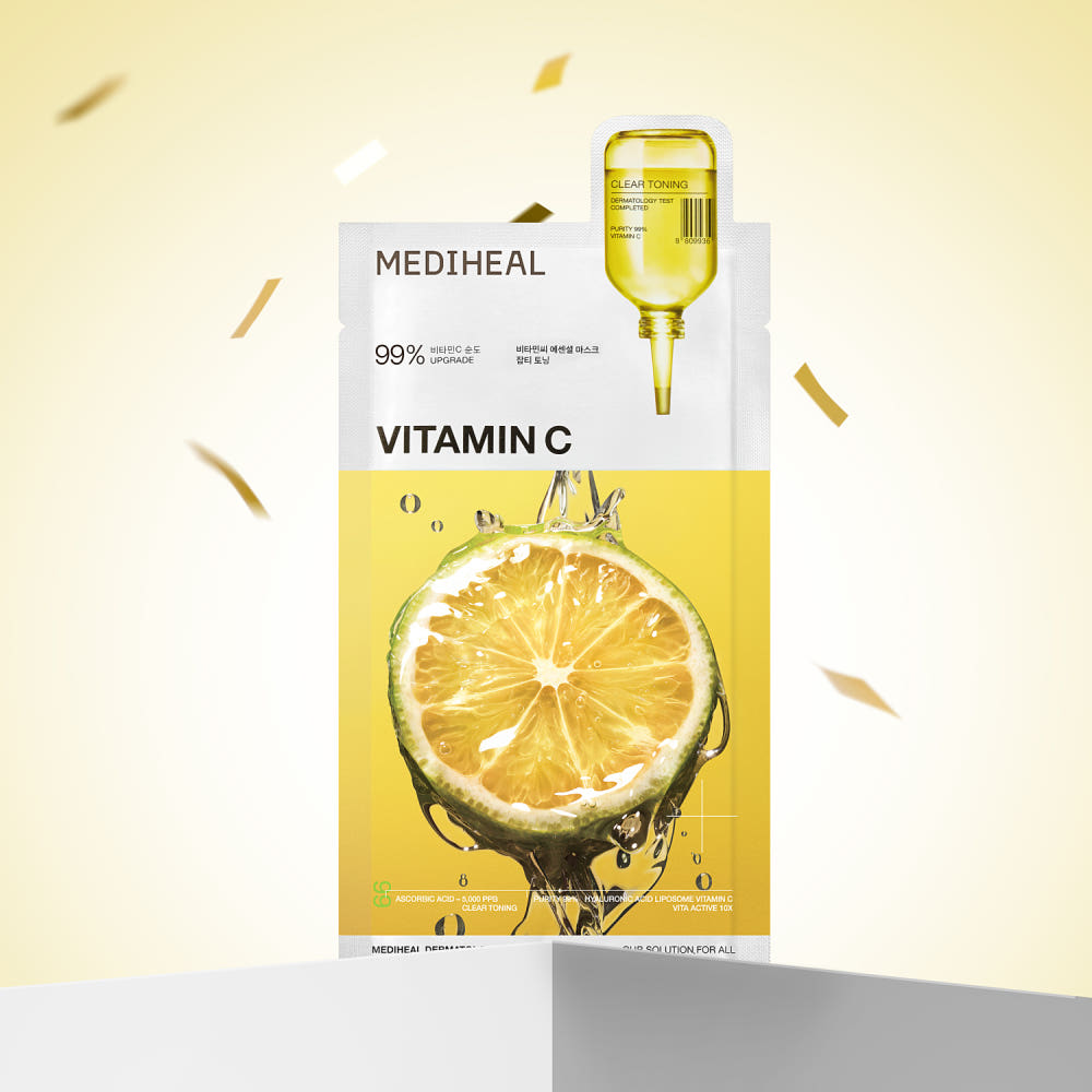 MEDIHEAL Essential Mask 7 Types Hydrating & Skin Care Sheet Mask Set 10pcs