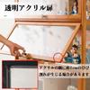 PFLife Figure Case Wooden Transparent Panel Cabinet Display Case Shelf Collection Rack Figure Goods Large Capacity Japanese Style Display Case Display