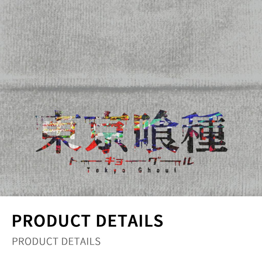 Tokyo Ghoul Strickmütze, Mützen, Wintermützen, warme Polyester-Freizeitmütze, Unisex, Damen