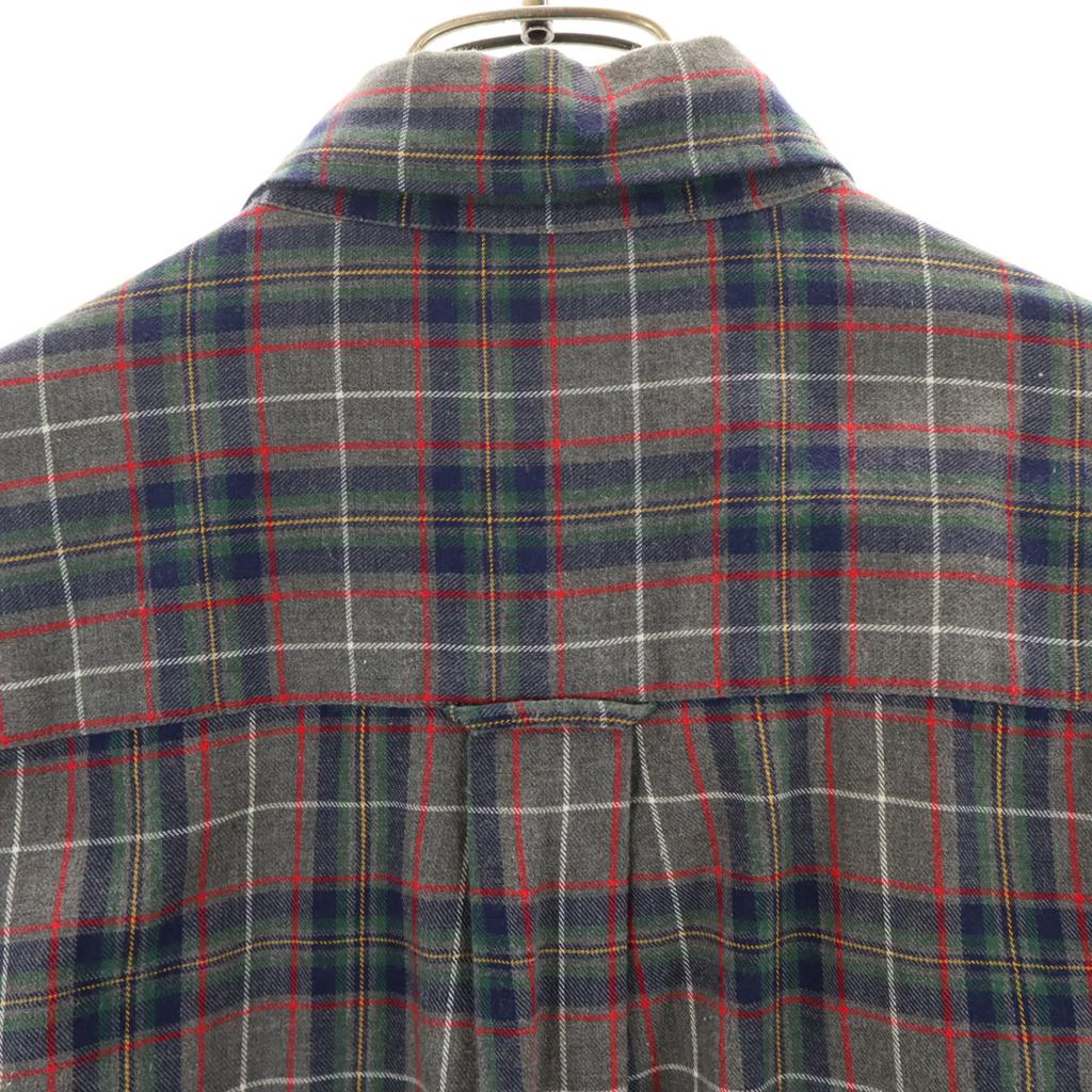 GAP 90s Old Check Pattern Short sleeve Button down shirt L Gray Men's Used