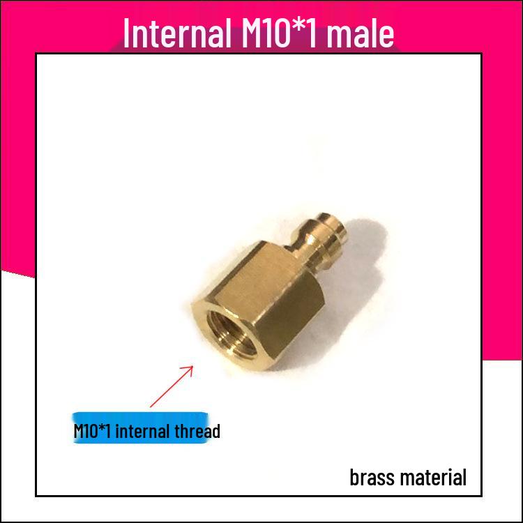 8mm M10*1 Stainless Steel High Pressure Quick Connect Male Coupler for 8mm Female.