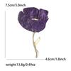 New Classic Acrylic Rose Brooches for Women Unisex Plant Flower Pins Casual Party Jewelry Accessories Gifts Friends Decoration