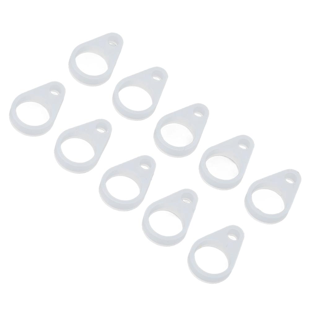 10pcs Hearing Aid Lanyard Silicone Loops BTE Hearing Aid Clip Adaptor Replacement Accessories for Elderly