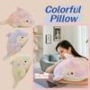 Camouflage Dolphin Plush Toy Stuffed Animal Pillow Gift For Kids, 80cm