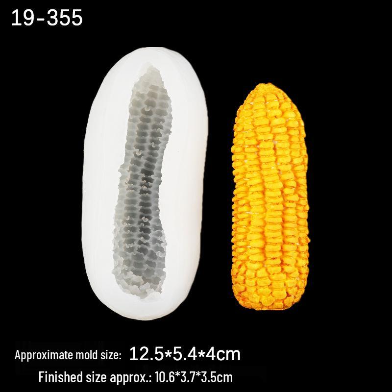 Large & Small Corn Bitter Gourd Epoxy Mousse Cake Mold for DIY Baking