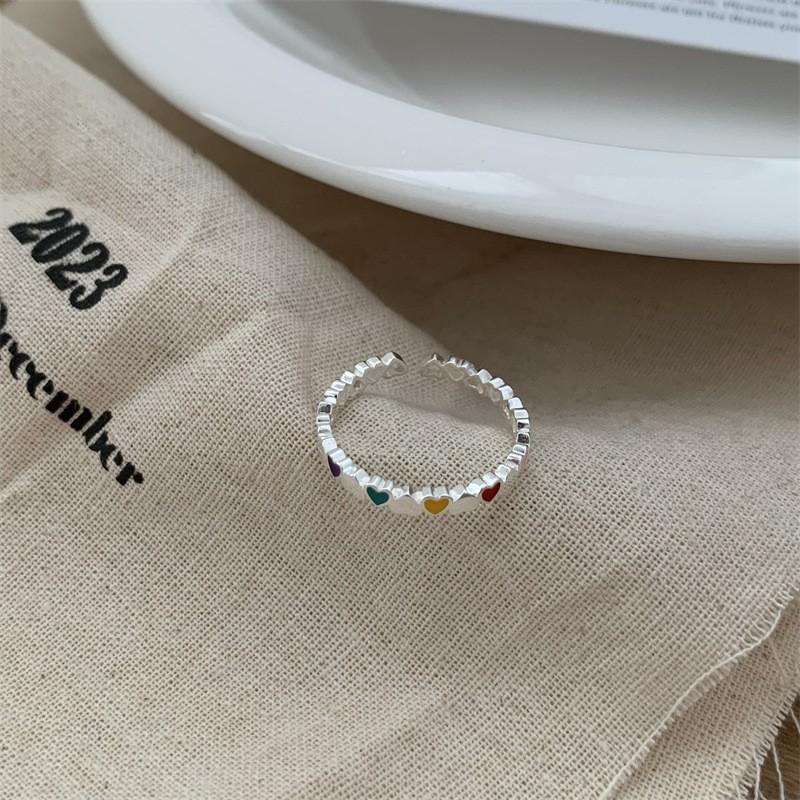 Elegantly Adjustable Crafted Open Heart Ring For Women Unique Design Geometric